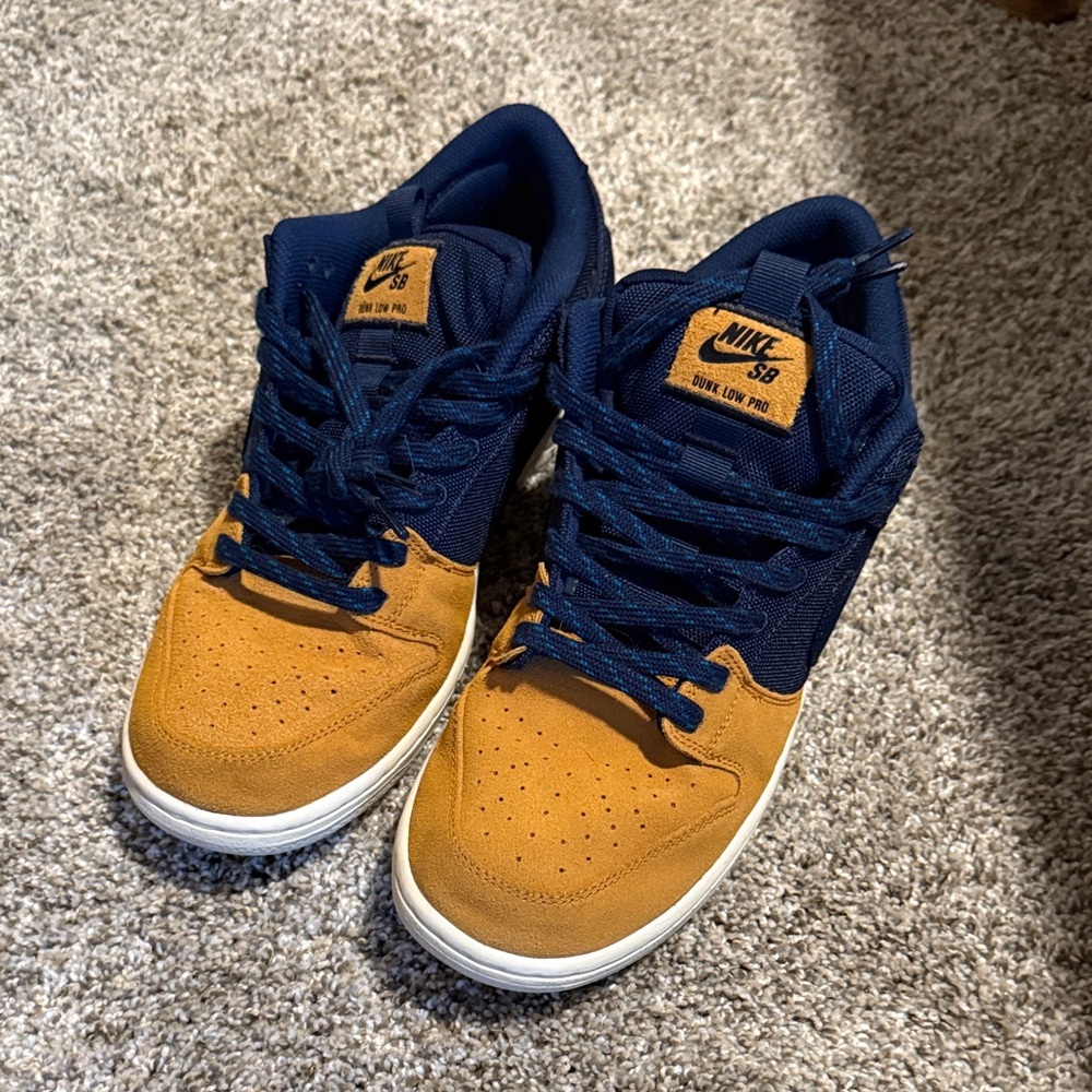 Nike SB Dunk Low Pro - Navy desert ochre size 11